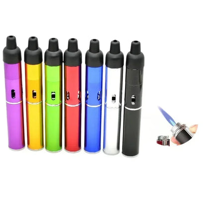 Metal Tobacco Pipe Aroma Lighter With Volcanic Rock
